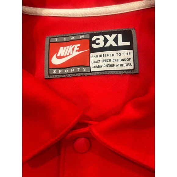 Nike Philadelphia 76ers 1966 Throwback NBA Warm Up Jacket Red Men's Size 3XL - Picture 7 of 8